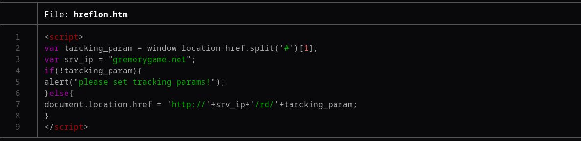 Script hreflon.htm actuando como TDS desde Google Cloud Storage